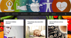 Desktop Screenshot of diyetinesaglik.com